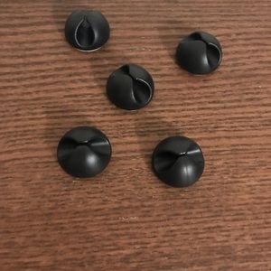 Cable cord adhesive holders 5 pieces